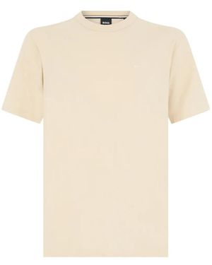 BOSS Tonal-Logo T-Shirt - Natural