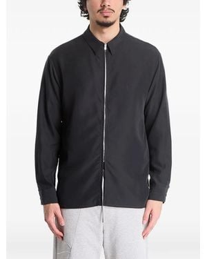 Post Archive Faction PAF Zip-Up Long-Sleeve Shirt - Black