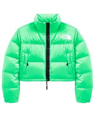 The North Face Nuptse Quilted Puffer Jacket - Green