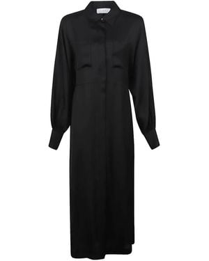 IRO Chest Pockets Midi Dress - Black