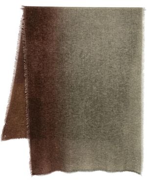 Faliero Sarti Fringed-Hem Scarf - Marrone