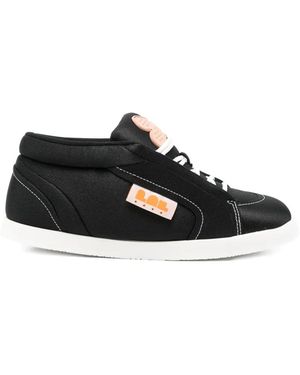 PDF Sk8 Topstitched Lace-Up Sneakers - Black
