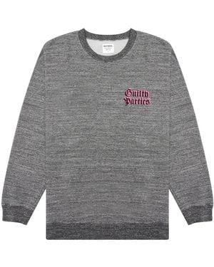 Wacko Maria Graphic-Print Crew-Neck Sweatshirt - Grey
