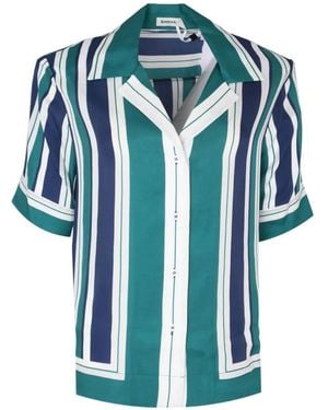 Jonathan Simkhai Koda Striped Shirt - Blue