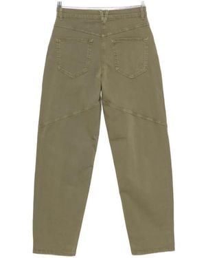 Liu Jo Seam-Detail Pants - Green