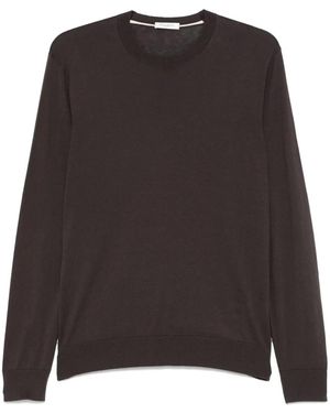 Paolo Pecora Pullover aus Seidengemisch - Braun