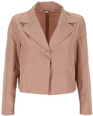 Marella Veste À Simple Boutonnage Et Revers Crantés - Rose