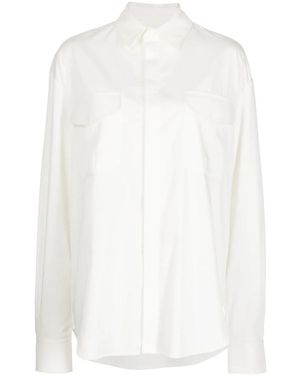 ANOUKI Cotton Long-Sleeve Shirt - White