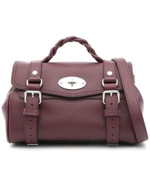 Mulberry Mini Alexa Buckle Satchel - Purple