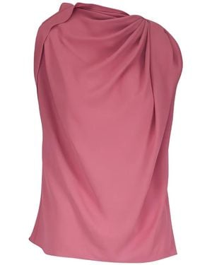 Michael Kors Blusa Smanicata - Rosa