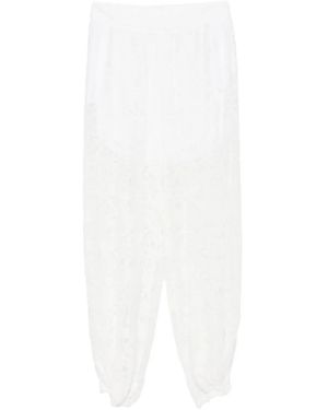 Imperial Lace Trousers - White