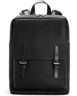 Loewe Rucksack im Military-Look - Schwarz