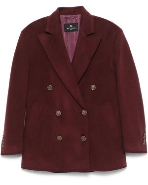 Etro ダブルコート - レッド