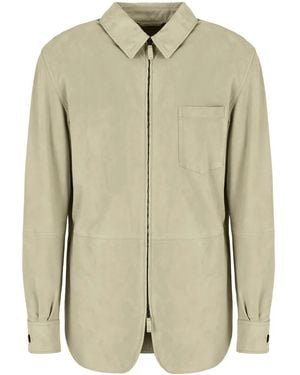 Giorgio Armani Suède Jack - Naturel