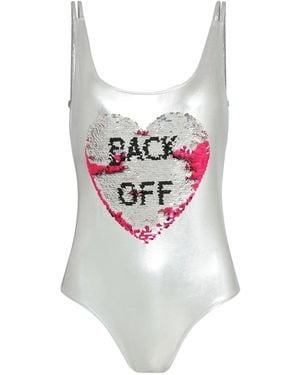 Brigitte Bardot Back Off Carnaval/festival ボディスーツ - ホワイト