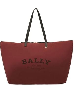 Bally フォールド ハンドバッグ - レッド