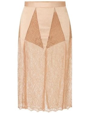 Elisabetta Franchi Skirt - Natural