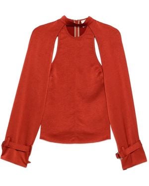 Nanushka Detachable Bolero Tank Top - Red