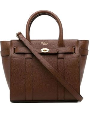 Mulberry Bayswater ハンドバッグ ミニ - ブラウン