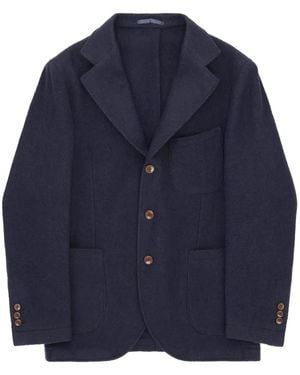 Fortela Single-Breasted Blazer - Blue