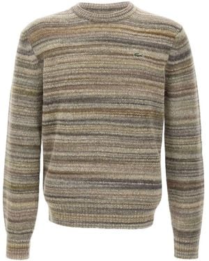 Lacoste Jersey con cuello redondo - Gris