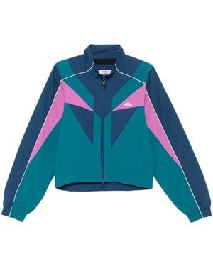 Martine Rose Shrunken Track-Jacket - Blue