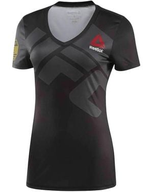Reebok V-Neck T-Shirt - Black