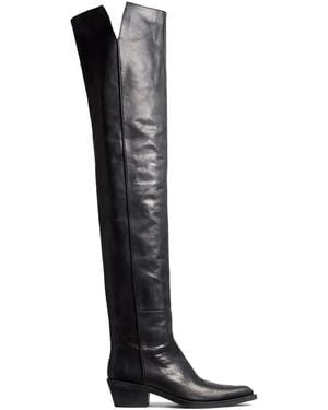 KHAITE Botas Clive Con Tacón De 35 Mm - Negro