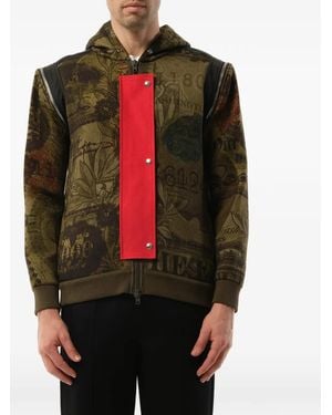 Givenchy Podium Dollar Hoodie Met Print - Zwart