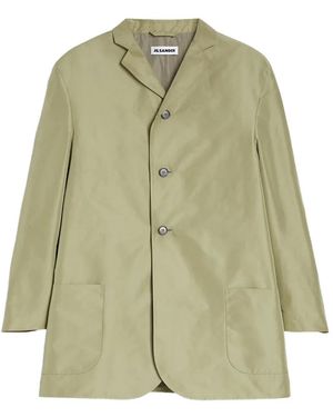 Jil Sander Button Technical Jacket - Green