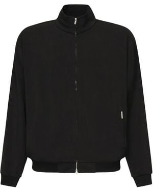 Represent Zip-Fastening Bomber Jacket - Black
