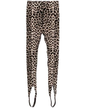 Baserange Leopard-Print Leggings - Black