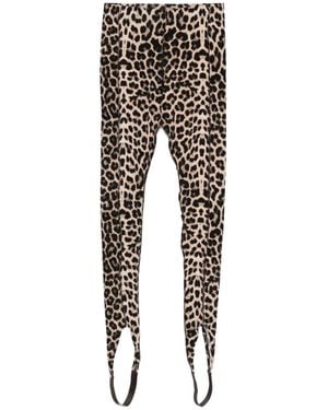 Baserange Leopard-Print Leggings - Black