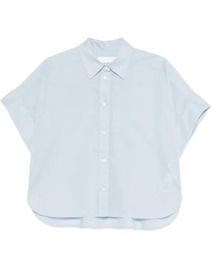 Closed Button-Up Shirt - Blue
