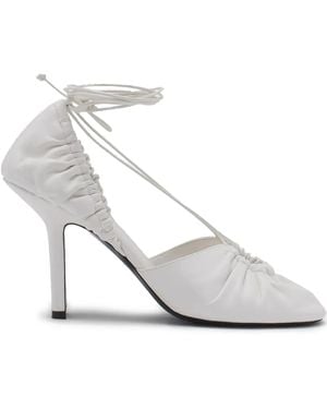 Lanvin Leather Court Shoes - White