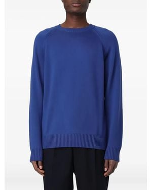 Paolo Pecora Raglan Knitwear - Blue