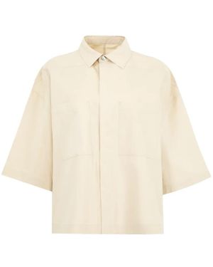 Rick Owens Camisa Tommy Con Bolsillo - Neutro