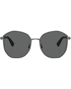 Burberry Geometric-Frame Sunglasses - Gray