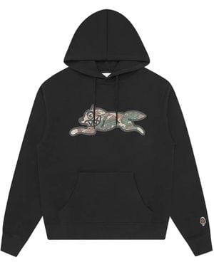 ICECREAM Camouflage-Print Hoodie - Black