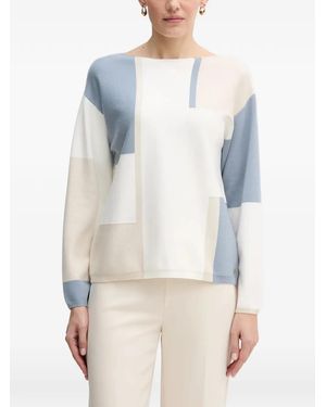 Joseph Ribkoff Colourblock sweater - Blau