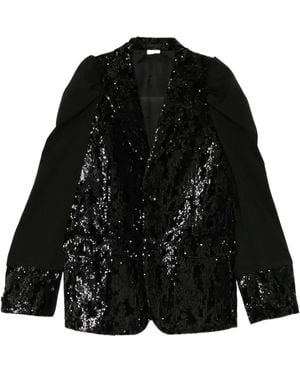Comme des Garçons Sequin-Embellished Blazer - Black