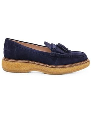 Tod's Suede Loafers - Blue