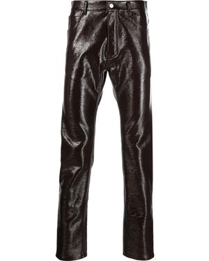 Courreges Vinyl Trousers - Black