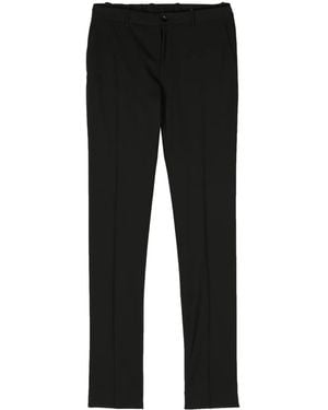 Incotex Internal-Drawstring Tailored Trousers - Black