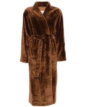 Arma Dilan Faux-Fur Coat - Brown