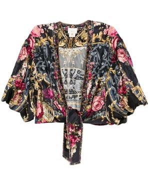CAMILLA Silk Blouse - Black