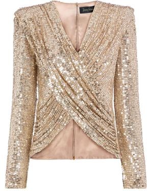 Jenny Packham Misty ブラウス - ナチュラル