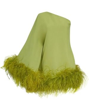 ‎Taller Marmo Minikleid Mit Federbesatz - Grün