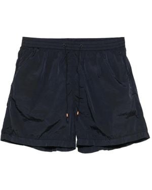 Roberto Ricci Designs Short À Effet Froissé Et Lien De Resserrage - Bleu
