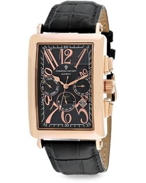 Christian Van Sant Prodigy 52Mm Watch - Black